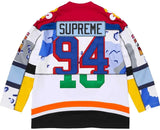SUPREME PANELED HOCKEY JERSEY 'WHITE' (SS26)