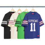 SUPREME STUDDED S/S FOOTBALL T-SHIRT 'BLACK' (SS26)