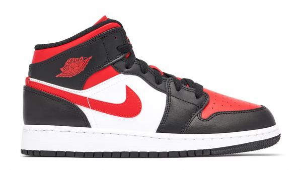 jordan 1 mid (gs) fire red