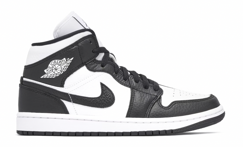 jordan 1 mid (w) split black white