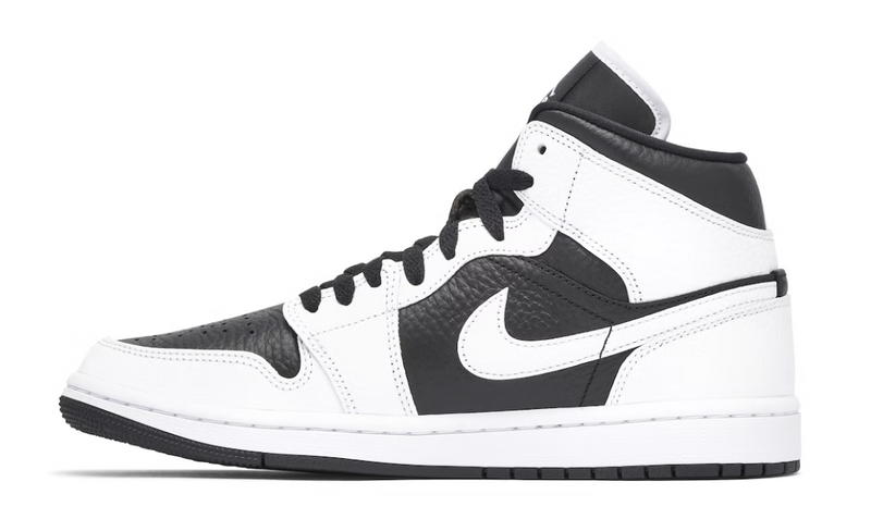 jordan 1 mid (w) split black white