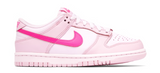 Nike dunk low (gs) triple pink