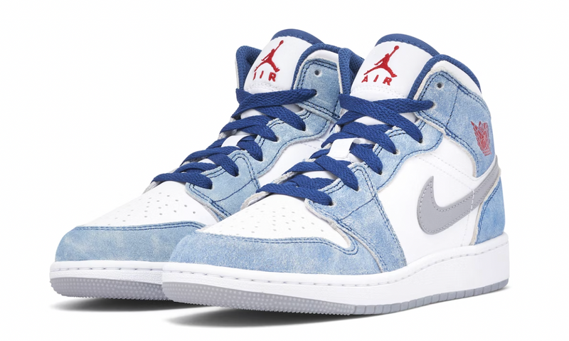 Jordan 1 mid (gs) French blue