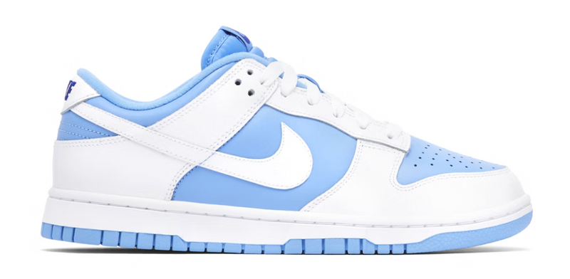 nike dunk low (w) reverse unc