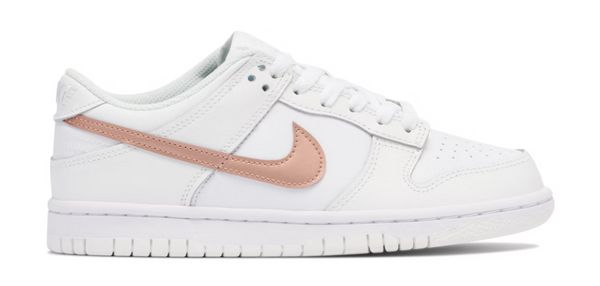 NIKE DUNK LOW (GS) WHITE BRONZE