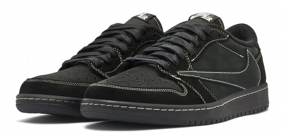 JORDAN 1 LOW X TRAVIS SCOTT PHANTOM BLACK – PAIRFECT